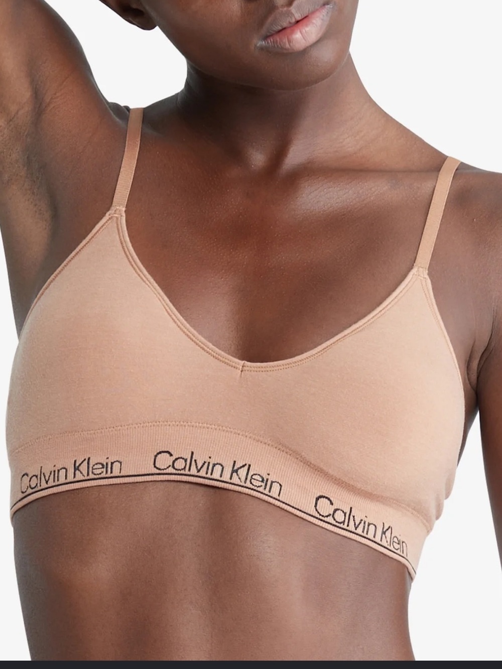 Calvin Klein Women's Nude Cotton Bralette